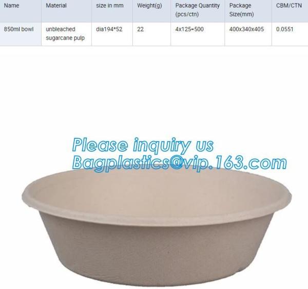 microwavable disposable biodegradable corn starch salad bowl,Healthy children tableware USDA certification corn starch b