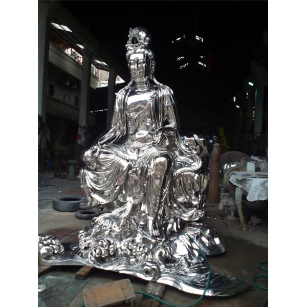 Figure Custom Cartoon Character Sculptures Stainless Steel Outdoor Religious Statues