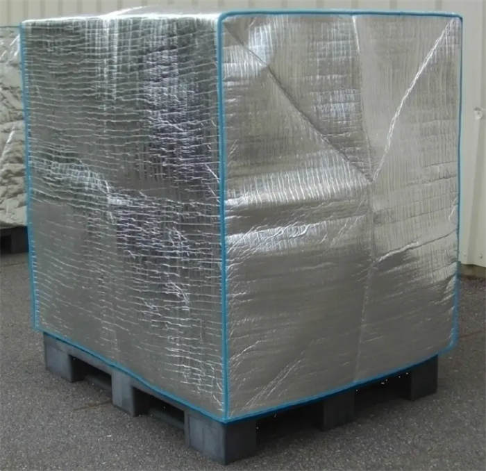 Aluminum Foil Packaging Thermal Insulation Container Lined With Insulating Tray Cover