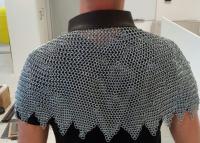 Type soudé rond Ring Weave Stainless Steel Metal Mesh Glove And Body Security