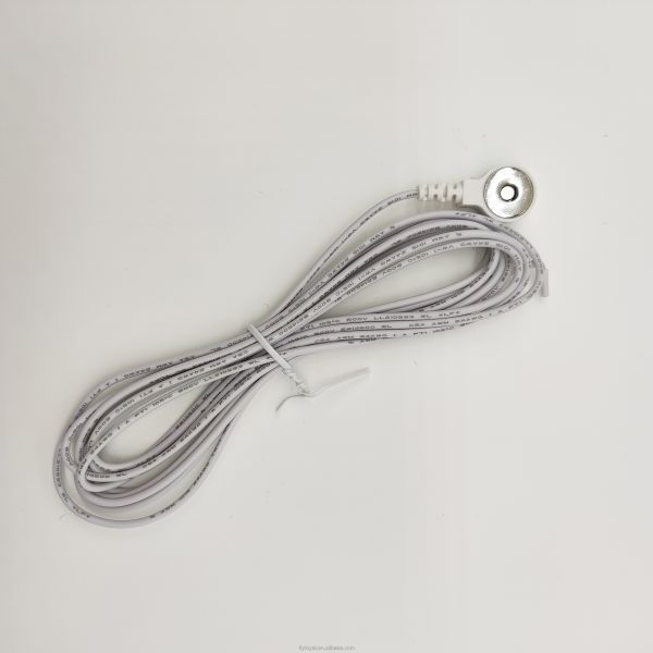 Custom ECG Cables 1 Lead 4.0mm Electrode Snaps Medical Device Cables