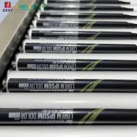 Cosméticos Máquina de impressão de tela de caneta de barril 3 cores Servo automático