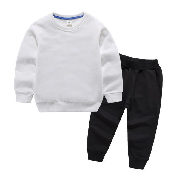 80cm-150cm Spring Children's Clothing Kids 2pcs Toddler Jogger Clothing Sweat Set