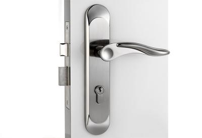 Entrada de privacidade Porta de fechadura de morte 5585 Corpo de fechadura de função única 6 contas