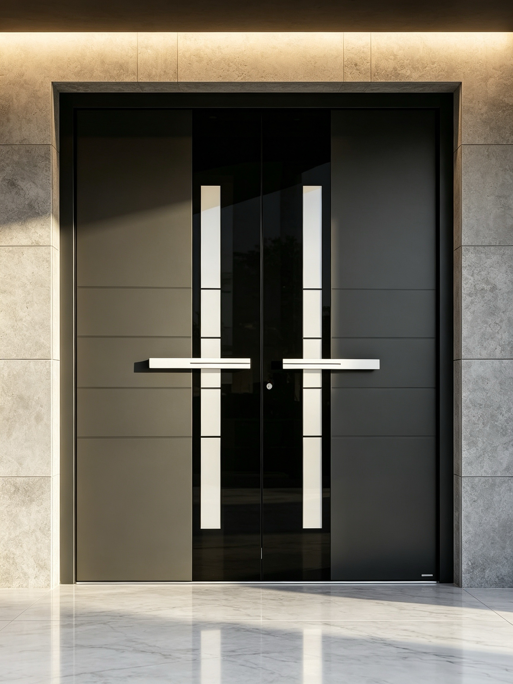 Custom T6-T5 Aviation-grade Aluminum Alloy Villa Courtyard Gate with 304 Stainless Steel Hardware and Electric Switch/Remote Control