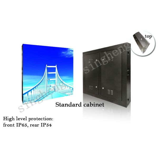 HD Outdoor Led Display Board , Commercial Led Screens Viewing Distance >6m