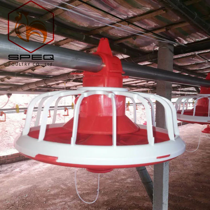 Quick Cleaning Automatic Pan Feeding System For Broiler Poultry Farms
