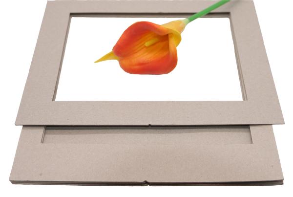 Taille personnalisée carton papier stratifié carton gris