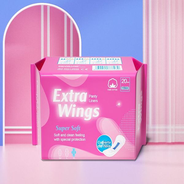 Продукты женской гигиены Женщины Экстра длинные органические хлопчатобумажные менструальные прокладки 350 мм Ночные санитарные салфетки