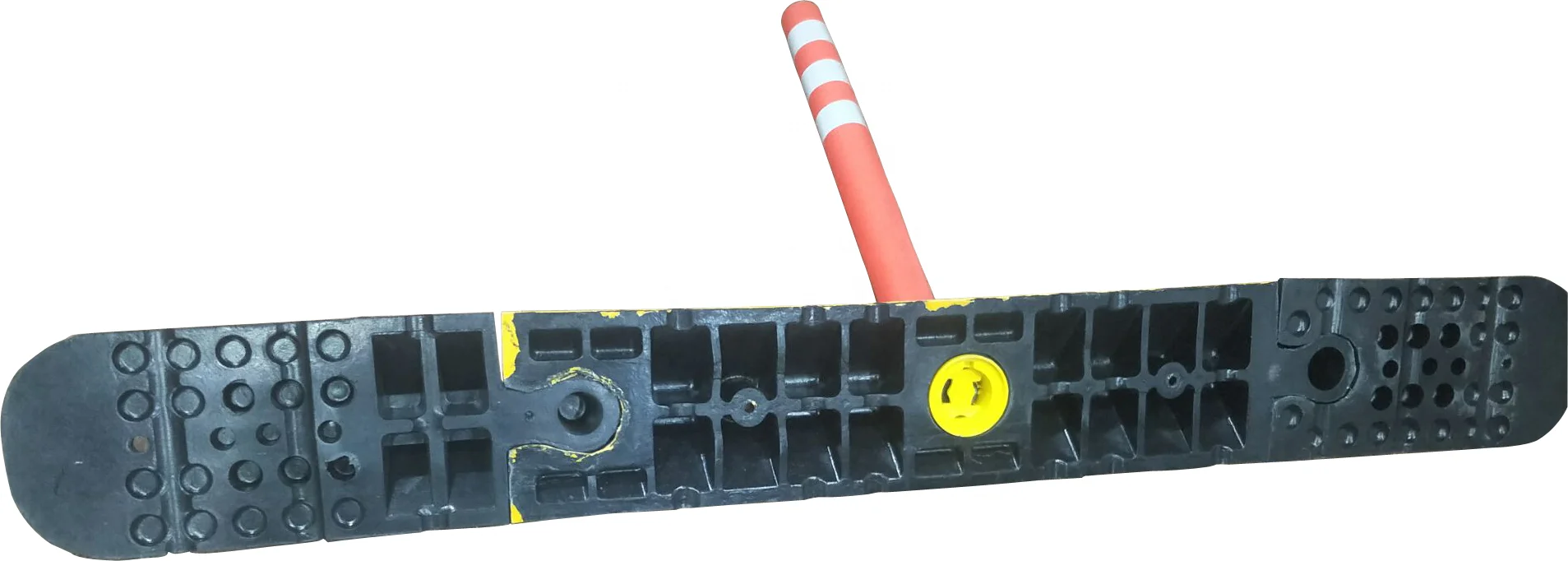 Roadsafe Traffic Road Delineator Post Diviner High-Intensity Prismatic Reflective Flexible 90cm Rubber Base Connecting Heavy Duty 15kgs