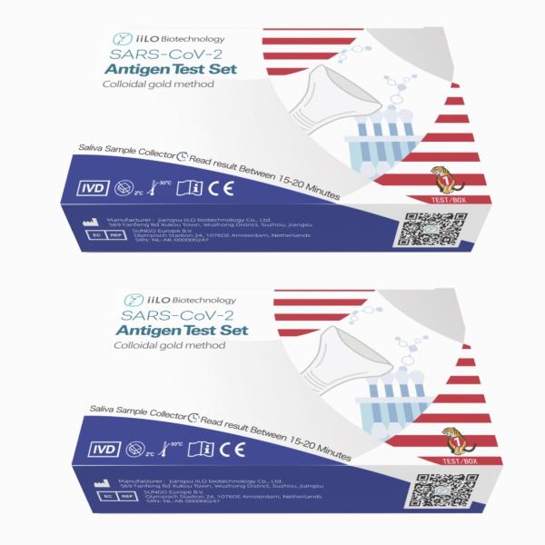 Class III Swabs Antigen Test Kit SARS-CoV-2 Testing 1 Test/Box iiLO 70mm Australia