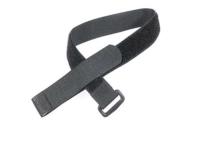 gancho de nylon de 25mm * de 450mm e cintas plásticas largas das correias do laço com cor do preto da curvatura