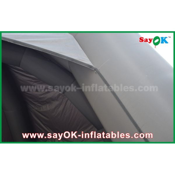 Inflatable Wedding Tent Black PVC Inflatable Air Tent / Advertising Dome Spider Tent With Blower