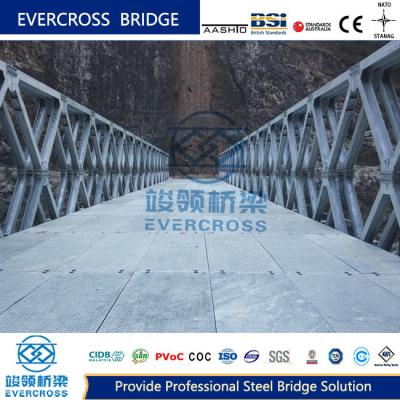 Quick Assembly Concrete Deck Modular Steel Bridges Detachable Design