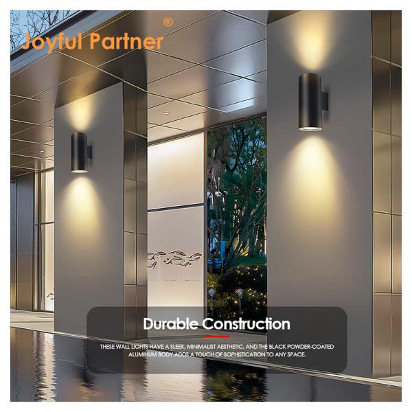 Square Mounted Light Outdoor Decor Waterproof Led Wall Lamp Easy Installation For Garden Corridor