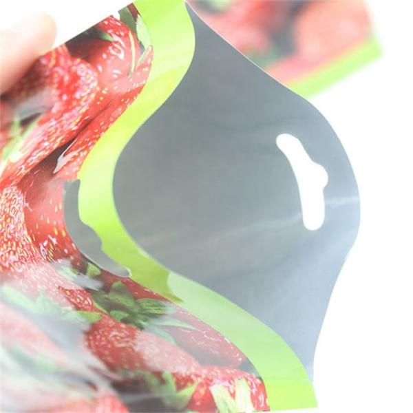 Snacks Mylar Aluminum Foil Bags SGS ziplockk Bag Moisture Proof