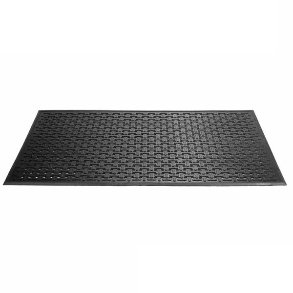 Rubber Non-Slip Waterproof Floor Mat Heavy Duty Anti-Fatigue Mats 33X57 For Wet Or Snow Deck, Restaurant Bar Kitchen