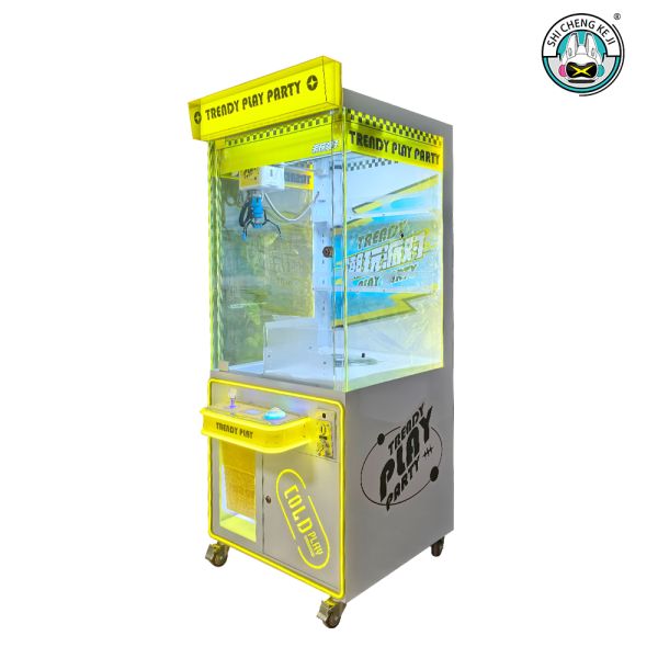 Mini Coin Operated Claw Machine Plastic Claw Machine Simulator Children'S Arcade