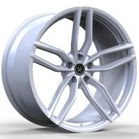 O ajuste a Porsche 996 5x130 1-PC de prata feito sob encomenda forjou a borda de alumínio 18 19 20 21 e 22 polegadas