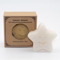 Esponja Konjac natural de limpeza do inclinação do poro profundo para o removedor da composição