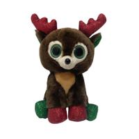 0.12M peluche de Noël de 6,69 pouces joue l'ODM mol du jouet 3A de renne de Noël