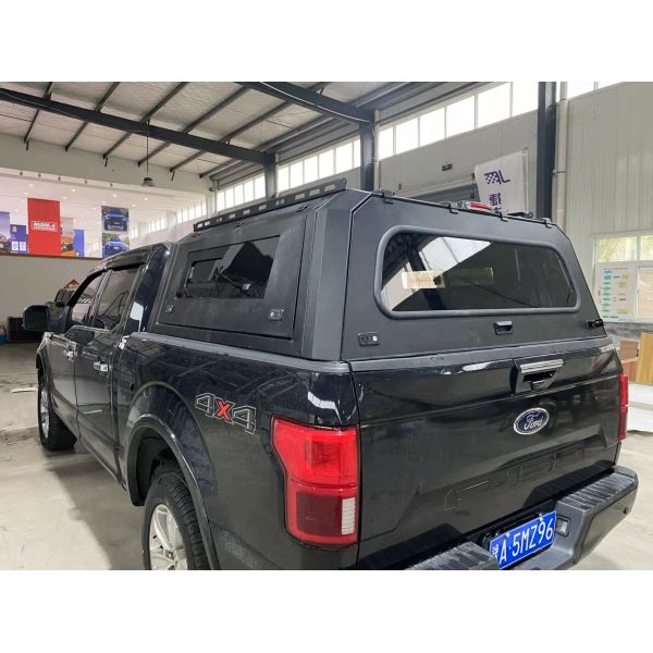 Hardtop Steel Pickup Canopy Ford F150 Truck Topper With Glass Window