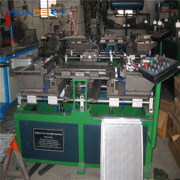1500kg Aluminum Radiator Core Assembly Machine with PLC Control