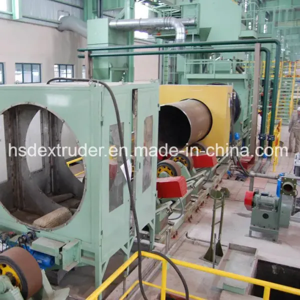 3LPE Coating Pipe Production Line with Pipe dia. 57-3400mm Blasting >2.5A and PE Thickness 2-3mm for Anti-Corrosion