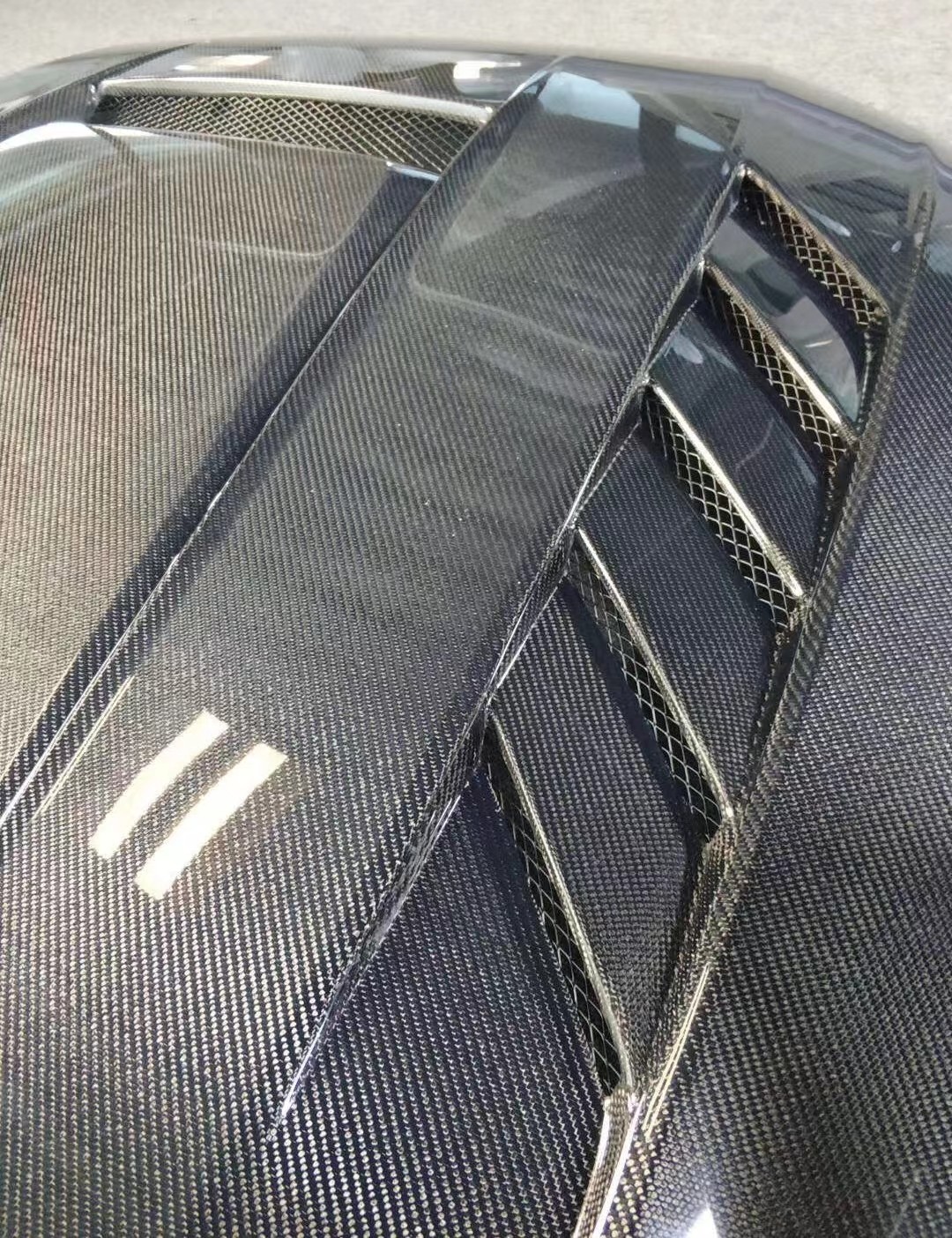 Modified Carbon Fiber Cover for Audi A4 B9 RS4 S4 Engine Single/Double-Sided Material