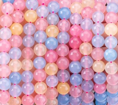 4/6/8/10/12mm Natural Pink Morganite Gemstone Beads Support Customization