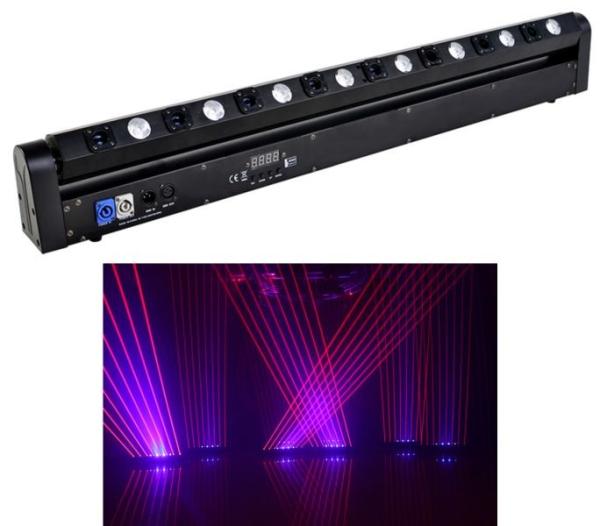 8 Heads Laser Stage Lighting Red Green Blue Laser Stage Lighting Laser Disco Lighting