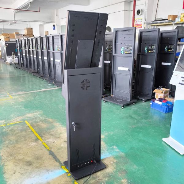 27 Inch Self Service Payment Kiosk With LED Light Strip And Touch Screen
