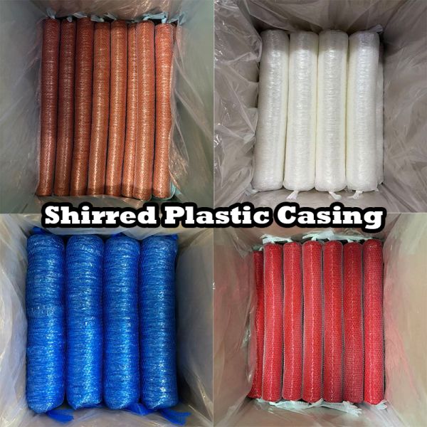 Different Color Plastic Multi Layer Casings Flexography Printing Sausage Casings For Meat Sausage