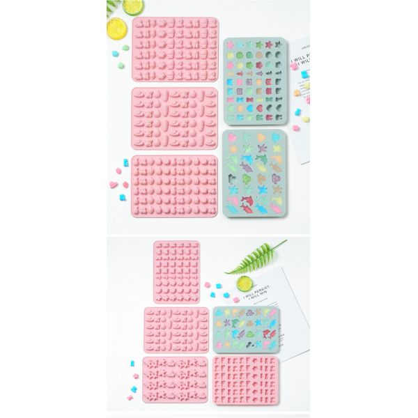 Odorless Non Stick Mini Animal Shape Silicone Baking Moulds