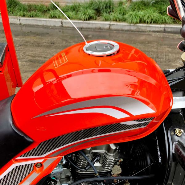 DAYANG 3 Wheel Motorcycle with Orange Body and Lifan 250CC 300CC Ultra-Cooled Engine