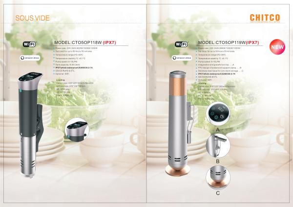 Sous Vide Immersion Circulator and  Slow Cooker GK-P119W