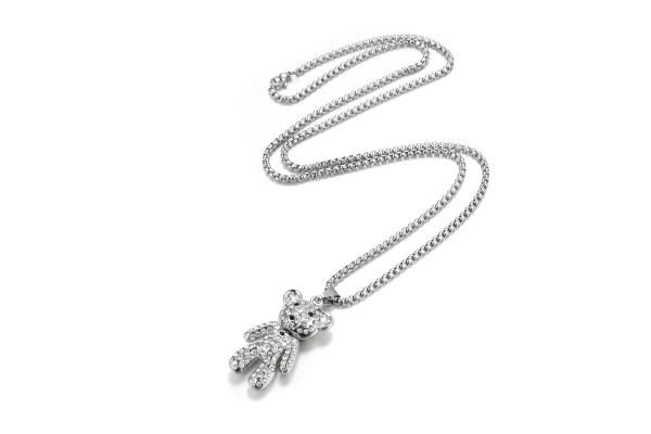 XL8178 Necklace Fashion Neutral Style Set Auger Bear Personalized Necklace