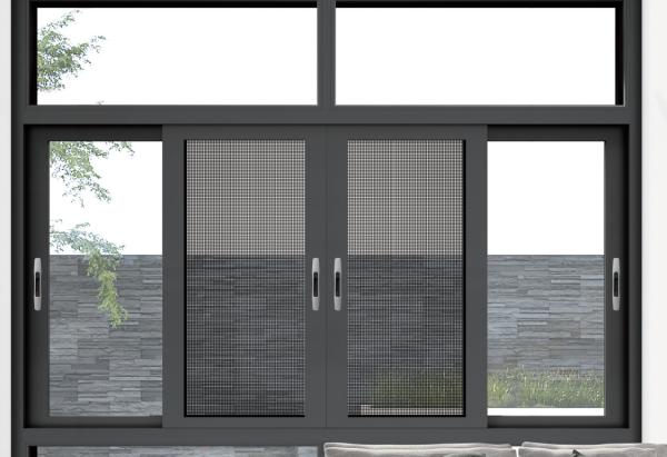 Operar sin problemas Ventana corredera de aluminio con doble cristal