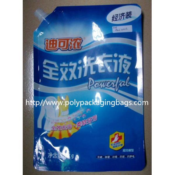 16 Oz Stand Up Pouch With Spout / Plastic Water Bag With Carabiner