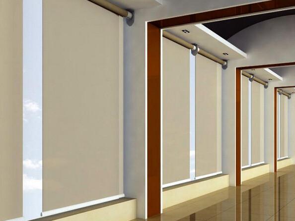 Auto Wifi Smart Daylight Fabric motorized/manual roller blind Roller Shades outdoor Custom