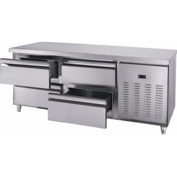 家/ホテルのための反対のフリーザーのステンレス鋼の下の銀