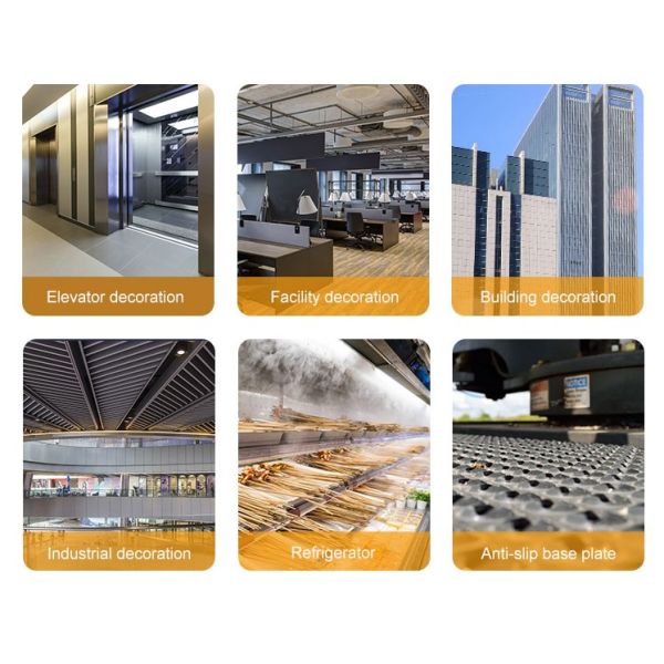 0.5mm-8mm 201 Brush Stainless Steel Metal Plates