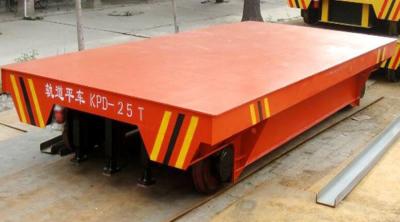 Remote Control Electric Flat Car Easy Operation for Industrial Cement Transporting