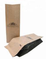Recyclable Kraft Gusset Bags Adjustable Capacity Storage Paper Bags