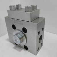Válvula de bola hidráulica de acero montada en manifold cortada bajo mantenimiento