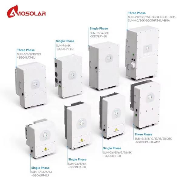 Deye SUN-5K-SGO3LP1-EU 5kw 6kw Three Phase Hybrid Inverter 5000w 6000w for Commercial