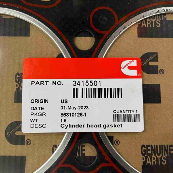 Главная уплотнитель 3415501 Cummins Части двигателя Главная уплотнитель цилиндра Главная уплотнитель двигателя Главная уплотнитель Цилиндрная уплотнитель