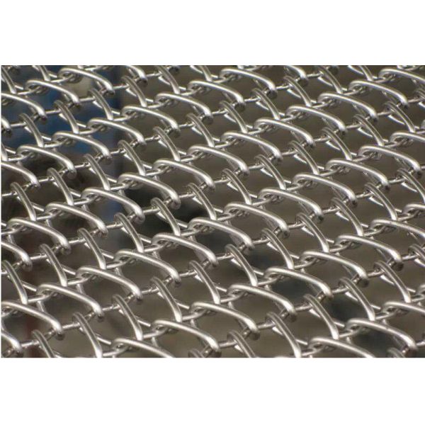 Heavy Duty Flexible Conveyor Belt Eye Flex Modular Chain Edge Alkali Resistant
