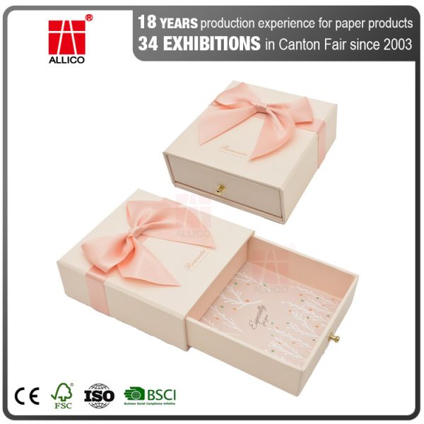 FSC Cardboard Jewelry Gift Box