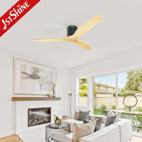 Ventilador de teto decorativo com inverter de motor de corrente contínua de 5 velocidades